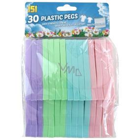 Kunststoff-Wäscheklammern größer 30 Stück