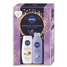Nivea Smooth Moment Shea Butter Duschgel 250 ml + Nivea Smooth Sensation Körpermilch 250 ml, Kosmetikset für Frauen Nivea Smooth Moment Shea Butter Duschgel 250 ml + Nivea Smooth Sensation Körpermilch 250 ml, Kosmetikset für Frauen