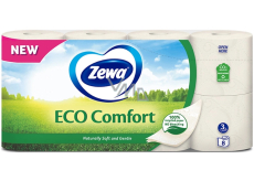 Zewa Eco Comfort toaletní papír 3 vrstvý 150 útržků 19,3 m 8 kusů