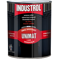 INDUSTROL Unimat Decklack für Holz und Metall S2075, 1999 schwarz, 600 ml