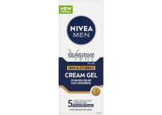 Nivea Men Sensitive krémový gel na citlivou pleť a strniště, 50 ml