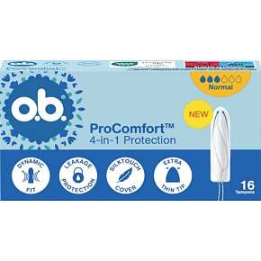 TAMPONS O.B. ProComfort NORMAL 16 STK NEW 0414