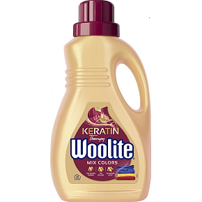 Woolite Keratin Therapy Waschgel für bunte Wäsche 15 Wäschen, 0,9L Woolite Keratin Therapy Waschgel für bunte Wäsche 15 Wäschen, 0,9L