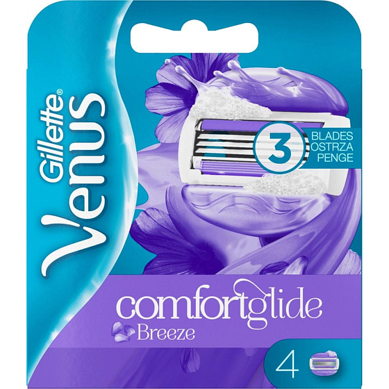 Gillette Venus Breeze 2in1 Ersatzklingen 3 Klingen, 4 Stück für Frauen