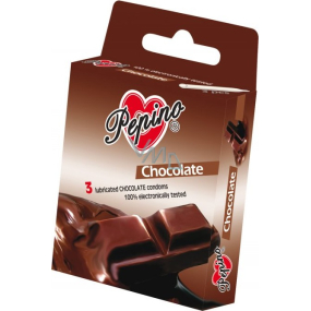 Pepino Schokoladenkondom aus Naturlatex 3 Stück