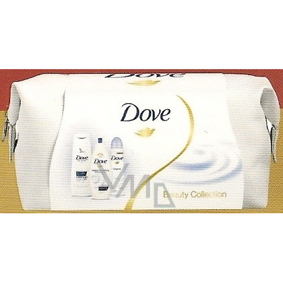 Dove Original Deodorant Spray 150 ml + Duschgel 250 ml + Shampoo 250 ml + Beutel, Kosmetikset