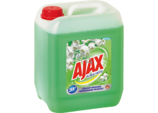 Ajax für Böden und Oberflächen Floral Fiesta Frühlingsblumen universelles Reinigungsmittel, Maiglöckchen, 5 l