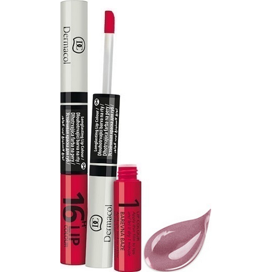 Dermacol 16H Lip Color lang anhaltende Lippenfarbe 09 3 ml und 4,1 ml