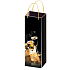 Anděl Geschenkpapiertüte für eine Flasche 6 x 12 x 9 cm schwarze Brille F 3