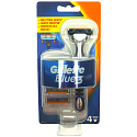 Gillette Blue 3 Rasierer + Ersatzkopf für Herren 3 Stück