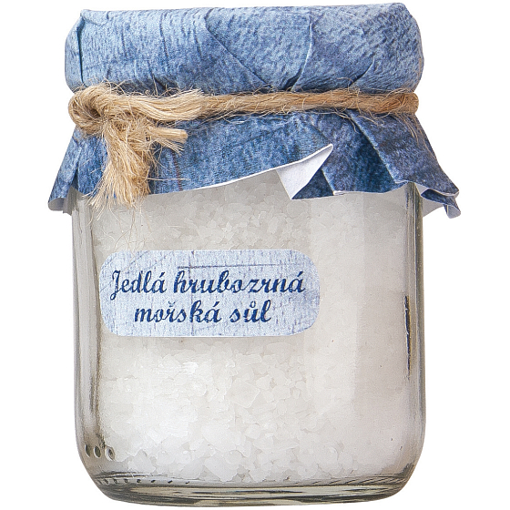 Böhmen Geschenke Essbares grobes Meersalz 60 g
