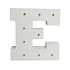 Nekupto Holz LED Buchstabe E Dekoration 16 cm