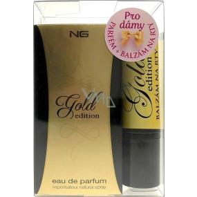 Mein Gold Edition parfümiertes Wasser für Frauen 15 ml + Lippenbalsam 3,8 g, Geschenkset Nr. 40