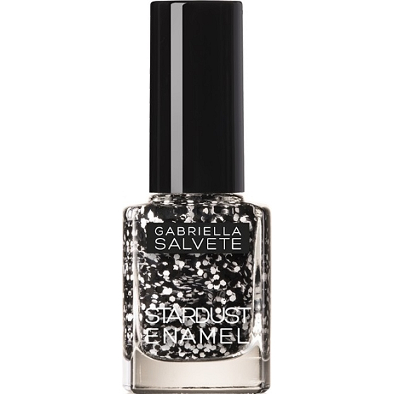 Gabriella Salvete Stardust Emaille Nagellack 03 Black Me Up! 11 ml