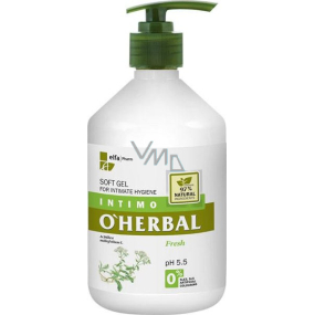 Über Herbal Fresh Yarrow sanftes, sanftes Gel für die Intimhygiene 500 ml