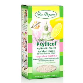 DR. Popov Psyllicol Zitronenlösliche Faser, hilft bei der richtigen Entleerung, induziert ein Sättigungsgefühl 100 g
