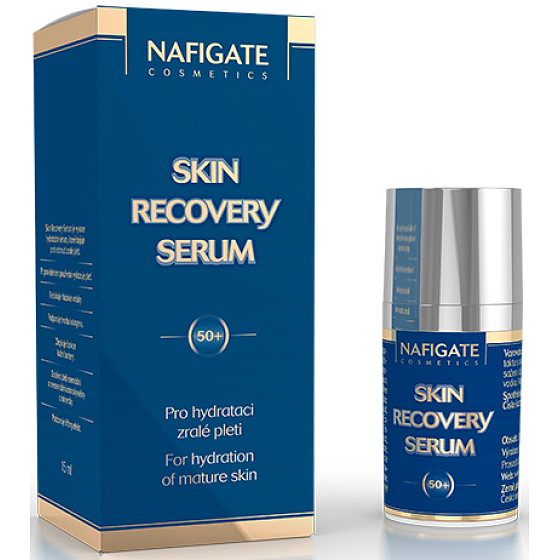 Nafigate Cosmetics Skin Recovery Feuchtigkeitsspendendes Serum gegen alternde Haut, für reife Haut 50+ 15ml