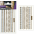 Tattoo Aufkleber Gold und Silber Ketten 10,5 x 6 cm