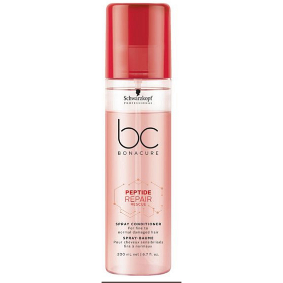 Schwarzkopf Professional BC Bonacure Peptidreparatur Rescue Leave-In Conditioner für beschädigtes Haarspray 200 ml