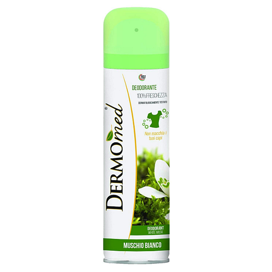 Dermomed Muschio Bianco - Weißes Moschus-Deodorant-Spray für Frauen 150 ml