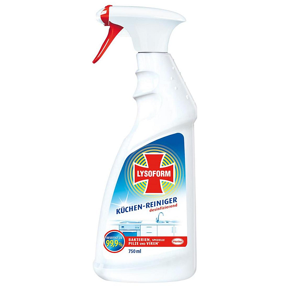 Lysoform Küche Desinfektionsreiniger Sprühflasche 750 ml