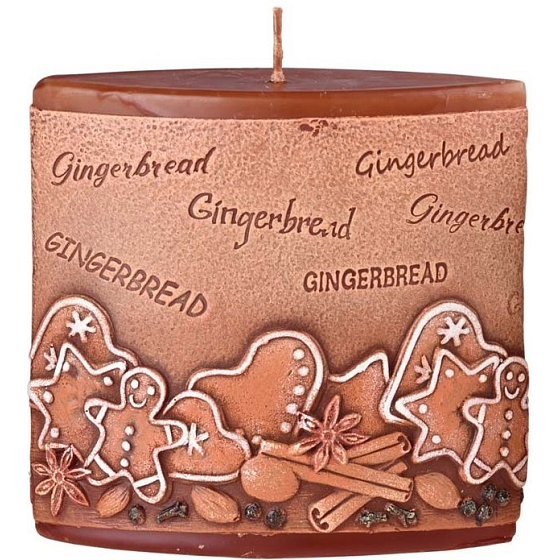Kerzen Lebkuchen-Duftkerze Ellipse 110 x 45 x 110 mm