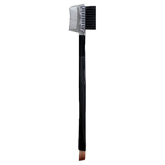 Doppelseitiger Kosmetikpinsel mit Kamm und Pinsel für Augenbrauen und Wimpern 13,5 cm L 101