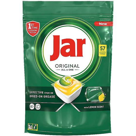 Jar Original All in One Lemon Spülmaschinenkapseln 57 Stück