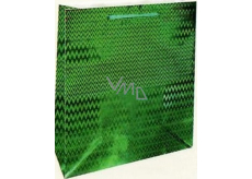 Nekupto Geschenkpapier Tasche Hologramm 14 x 11 x 6,5 cm Grün