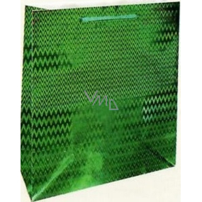 Nekupto Geschenkpapier Tasche Hologramm 14 x 11 x 6,5 cm Grün