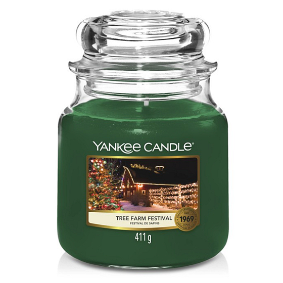 Yankee Candle Tree Farm Festival - Festival der Bäume Duftkerze Classic medium Glas 411 g