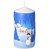 Emocio Stille Nacht Kerze blau Zylinder 60 x 110 mm