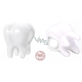 Sterling Silber 925 Sterling Silber Zahn Perle Armband Symbol Sterling Silber 925 Sterling Silber Zahn Perle Armband Symbol