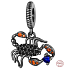 Charms Sterling Silber 925 Skorpion, Tierarmband Anhänger