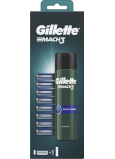 Gillette Mach3 Extra Comfort Rasiergel 200 ml + 8 Ersatzköpfe für Männer