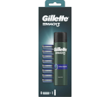 Gillette Mach3 Extra Comfort Rasiergel 200 ml + 8 Ersatzköpfe für Männer