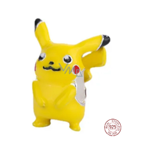 Charme Sterling Silber 925 Pokémon Pikachu, Perle auf Armband Film