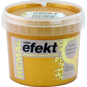 REMAL Color Efekt abwaschbare Dekorationsfarbe, 0950 gold, 0,25 kg
