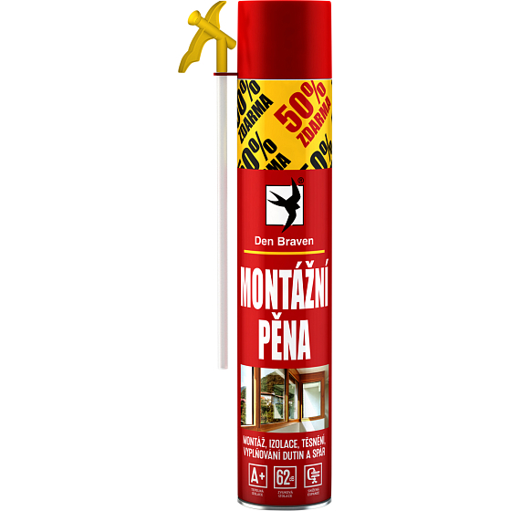 Den Braven RL Rohrmontageschaum, 500+250 ml