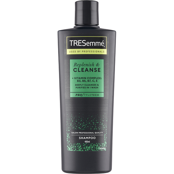 TRESemmé Replenish & Cleanse šampon na vlasy s vitamíny na mastné vlasy, 400 ml