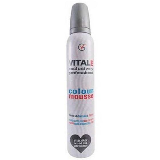 Vitale Exclusively Professional Coloring Mousse Mit Vitamin E Stahlgrau 200 ml