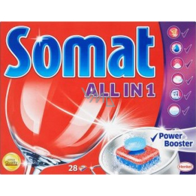 Somat All In 1 Tabletten in der Spülmaschine 28 Stück