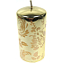 Lassen Sie Candle Metallic Gold Zylinder 10 x 6 cm 2 Stück