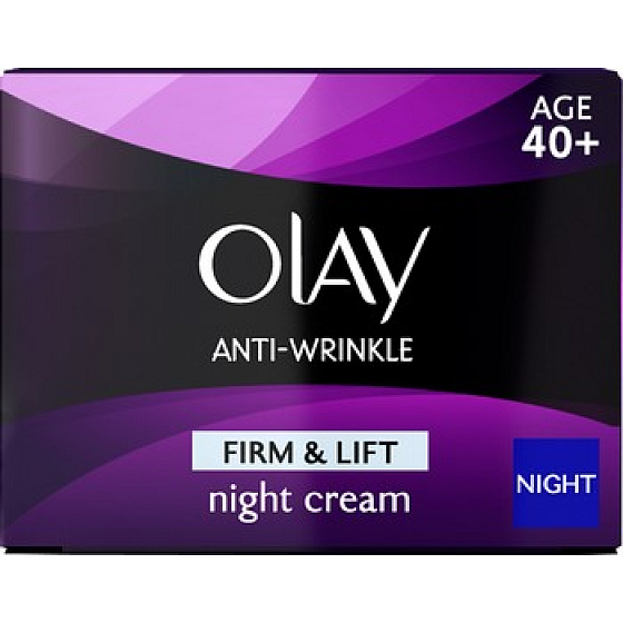 Olay Anti-Wrinkle Firm & Lift Nachtcreme 50 ml für normale bis trockene Haut
