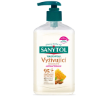 Sanytol Nährendes Mandelmilch & Gelee Royale Desinfektionsseife, 250 ml mit Spender