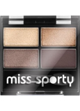 Miss Sports Studio Farbe Quattro Lidschatten 403 Smoky Brown Eyes 3,2 g