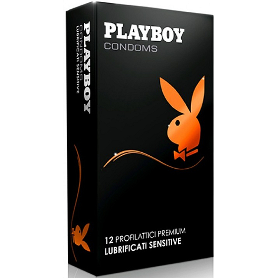 Playboy Lubrificati Sensibles Kondom aus Naturlatex 12 Stück