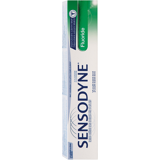 Sensodyne Fluorid enthaltende Kaliumnitrat-Zahnpasta reduziert die Empfindlichkeit von Zähnen und freiliegenden Hälsen um 50 ml