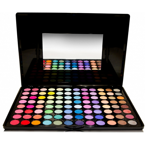 Sei schick! Bunte Weltpalette mit 96 Lidschatten 92 g