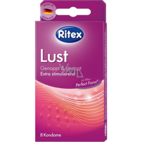Ritex Lust Kondom 8 Stück gerändelt